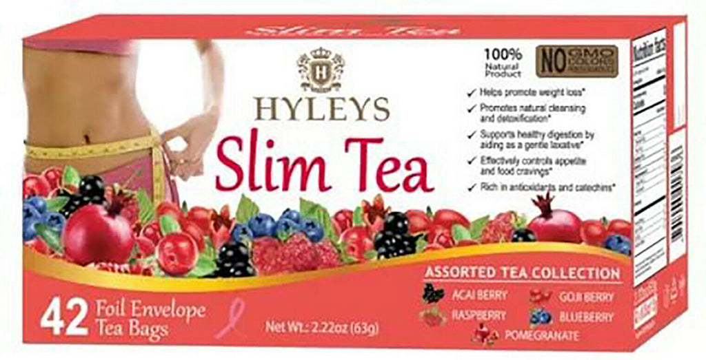 K - HYLEYS SLIM TEA COLLECTION | 42 TEA BAGS | 2.22oz