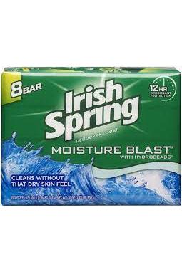 IRISH SPRING BAR SOAP MOISTURE BLAST 3.75oz