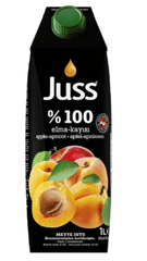 JUSS %100 APRICOT/APPLE JUICE 33.8 OZ (1000ML) (TETRA PACK) - TULUMBA