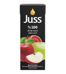 JUSS %100 APPLE JUICE 6.76 OZ (200ML) (TETRA PACK)