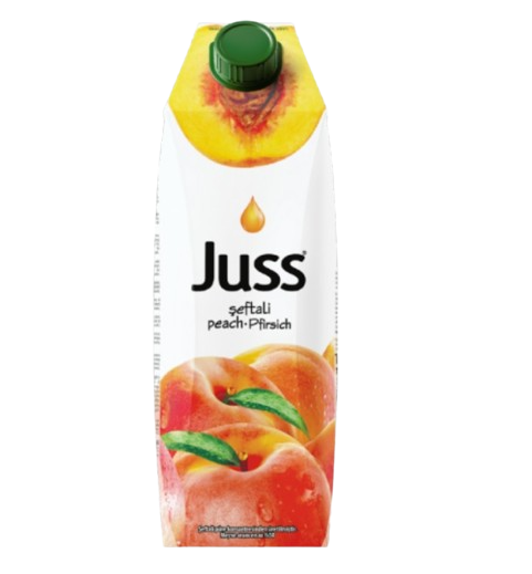JUSS PEACH NECTAR 33.8 OZ (1000ML)  (TETRA PACK)