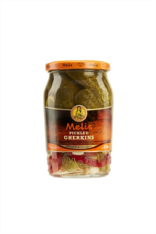 K - MELIS PICKLED GHERKINS 720 ML (24.3 FL OZ)