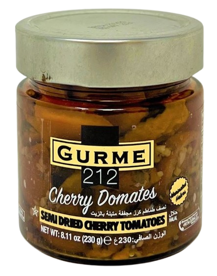 GURME212 SEMI DRIED CHERRY TOMATOES 7OZ JAR