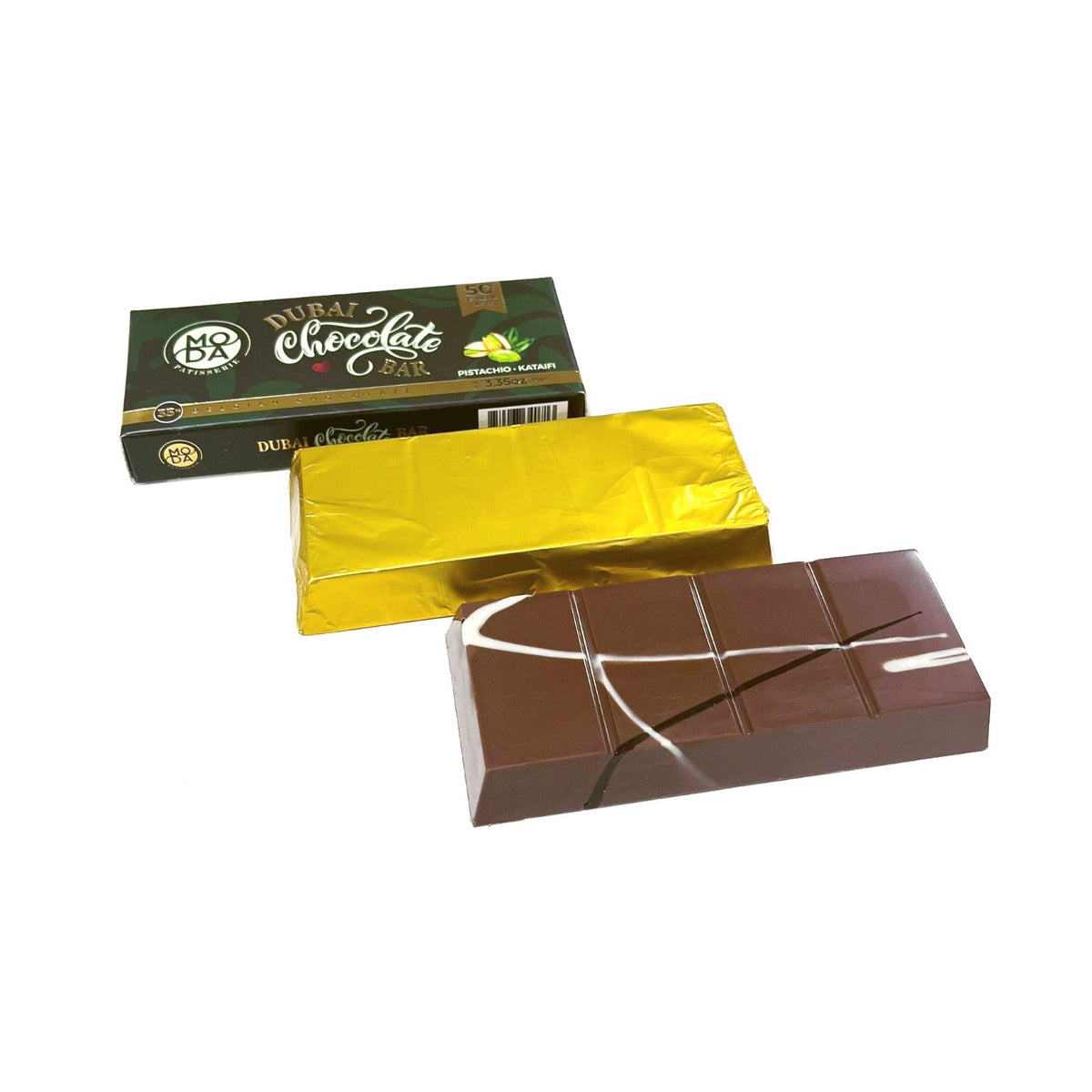 Moda Dubai Chocolate Bar 3.5oz (95G)