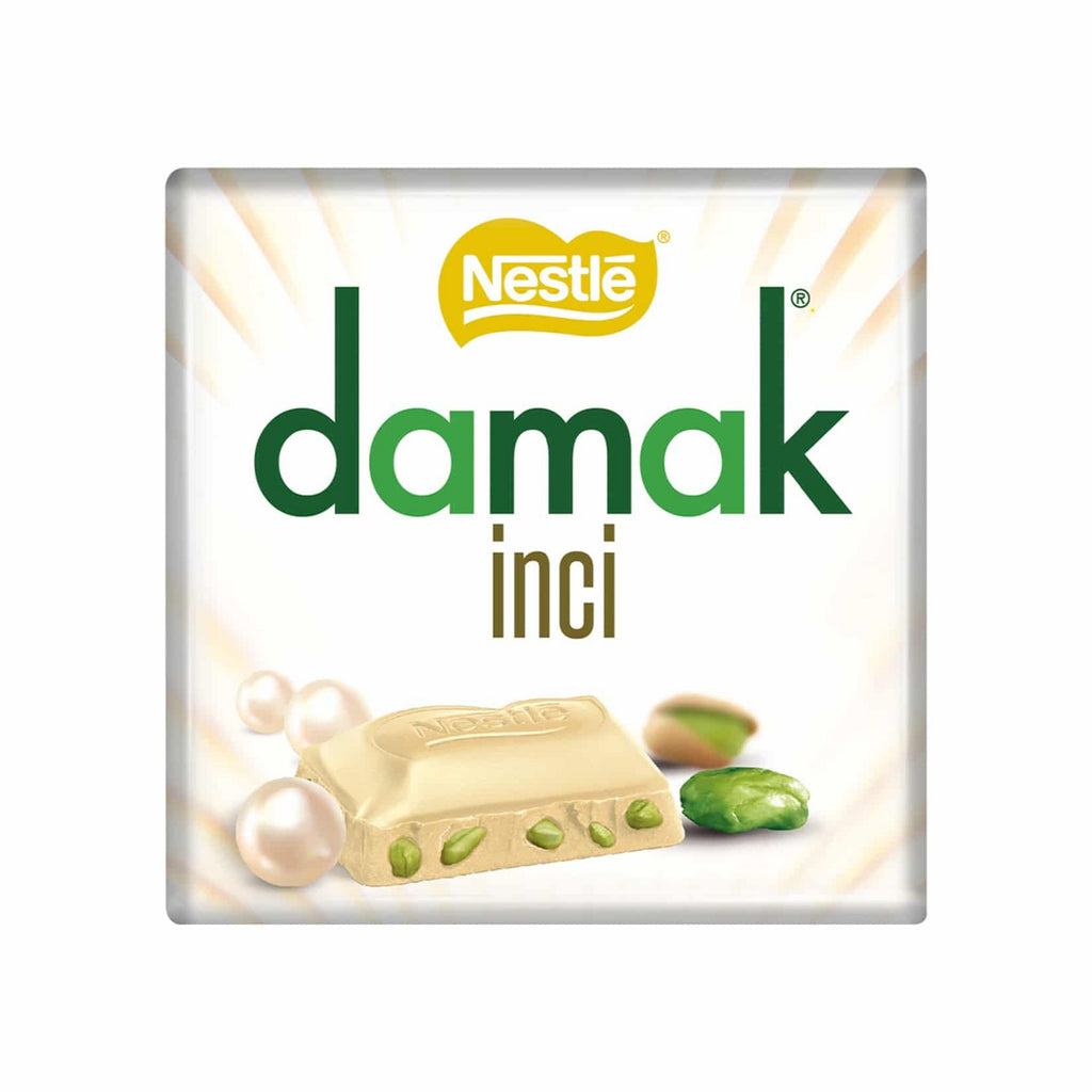 NESTLE DAMAK inci (Pearl) White Chocolate with Pistachios