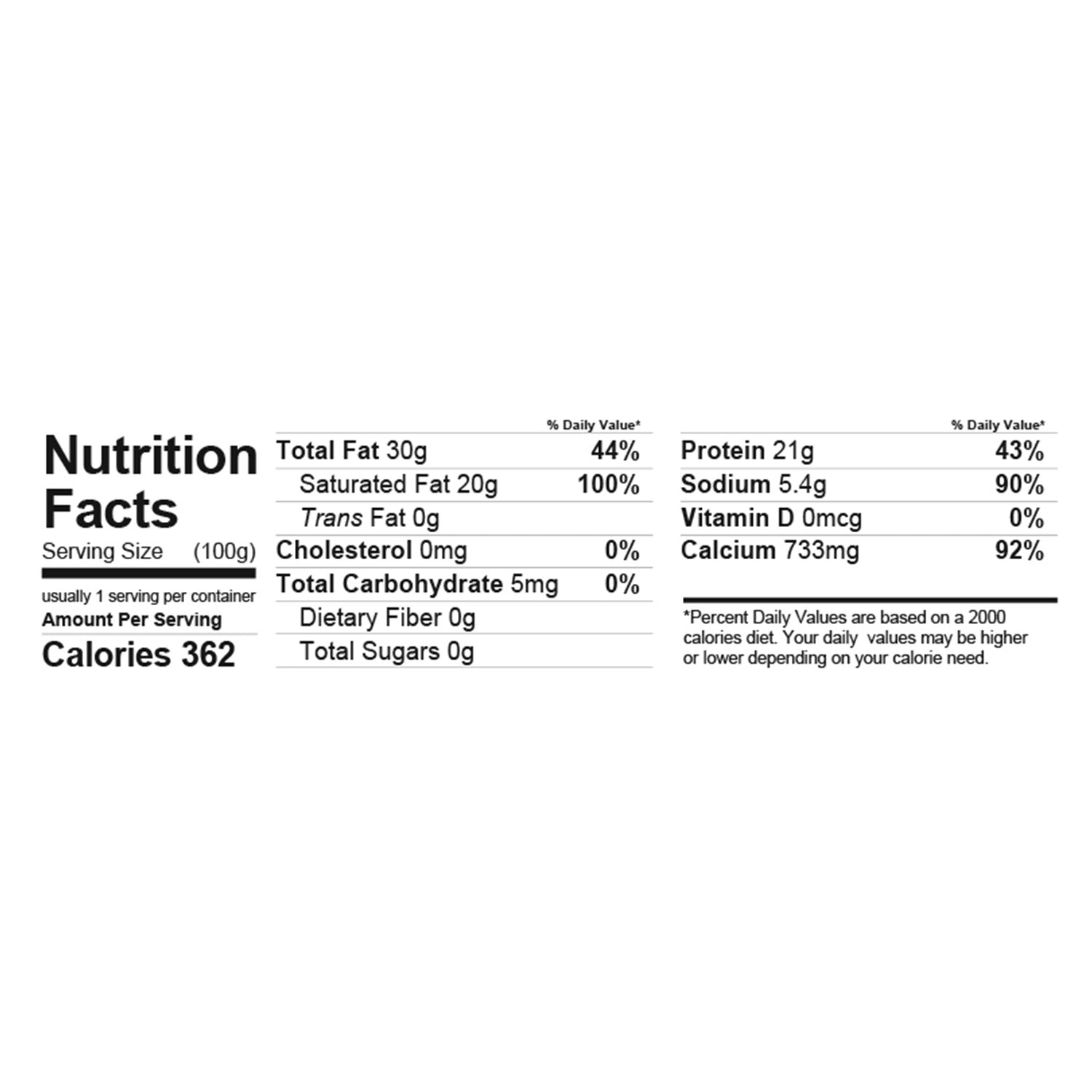 Moda Van Herb Cheese 100G