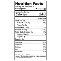 Moda Doner, Beef, Cooked, Sliced, Retail, 8oz (226g)