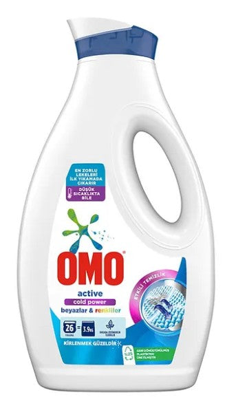 Omo Liquid Laundry Detergent Active Cold Power 58 fl oz