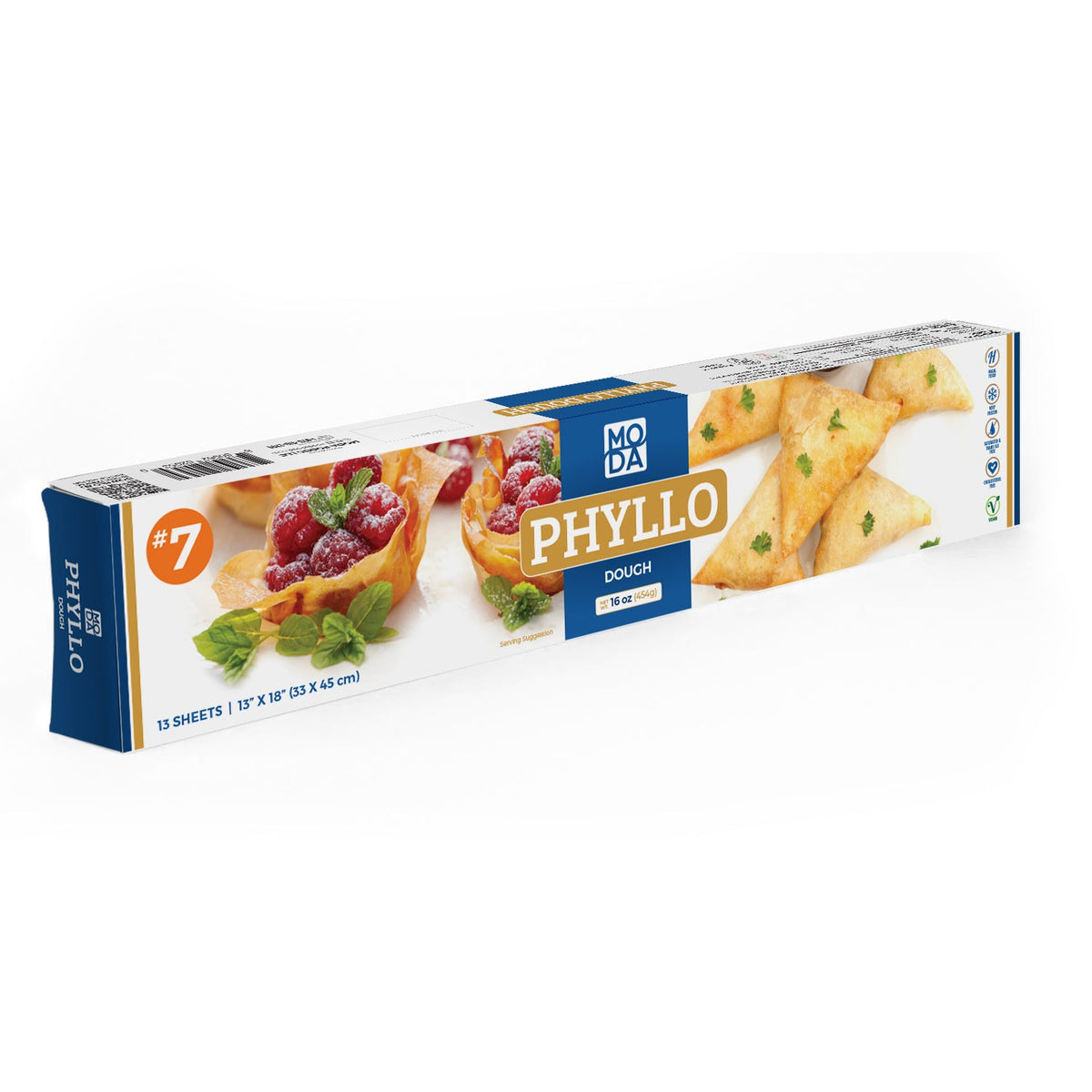 Moda Phyllo Dough, #7, 13 Sheets, 16oz (454g)