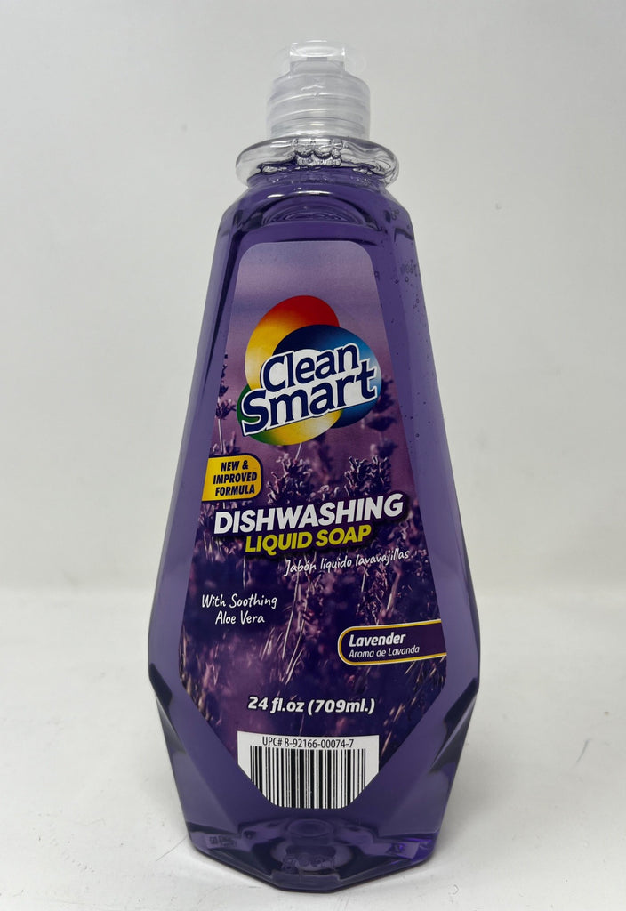 CLEAN SMART DISHWASHING LIQUID || LAVENDER || 24 fl.oz