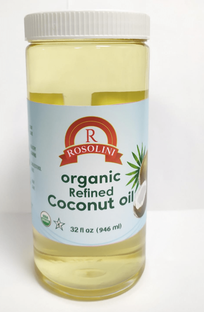 ROSOLINI ORGANIC REFINED COCONUT OIL 32 OZ (946ML) - TULUMBA