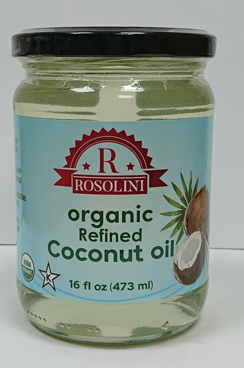 ROSOLINI ORGANIC REFINED COCONUT OIL 16 OZ (473ML) - TULUMBA