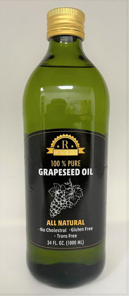 ROSOLINI %100 GRAPESEED OIL || 34 fl oz (1000ml)