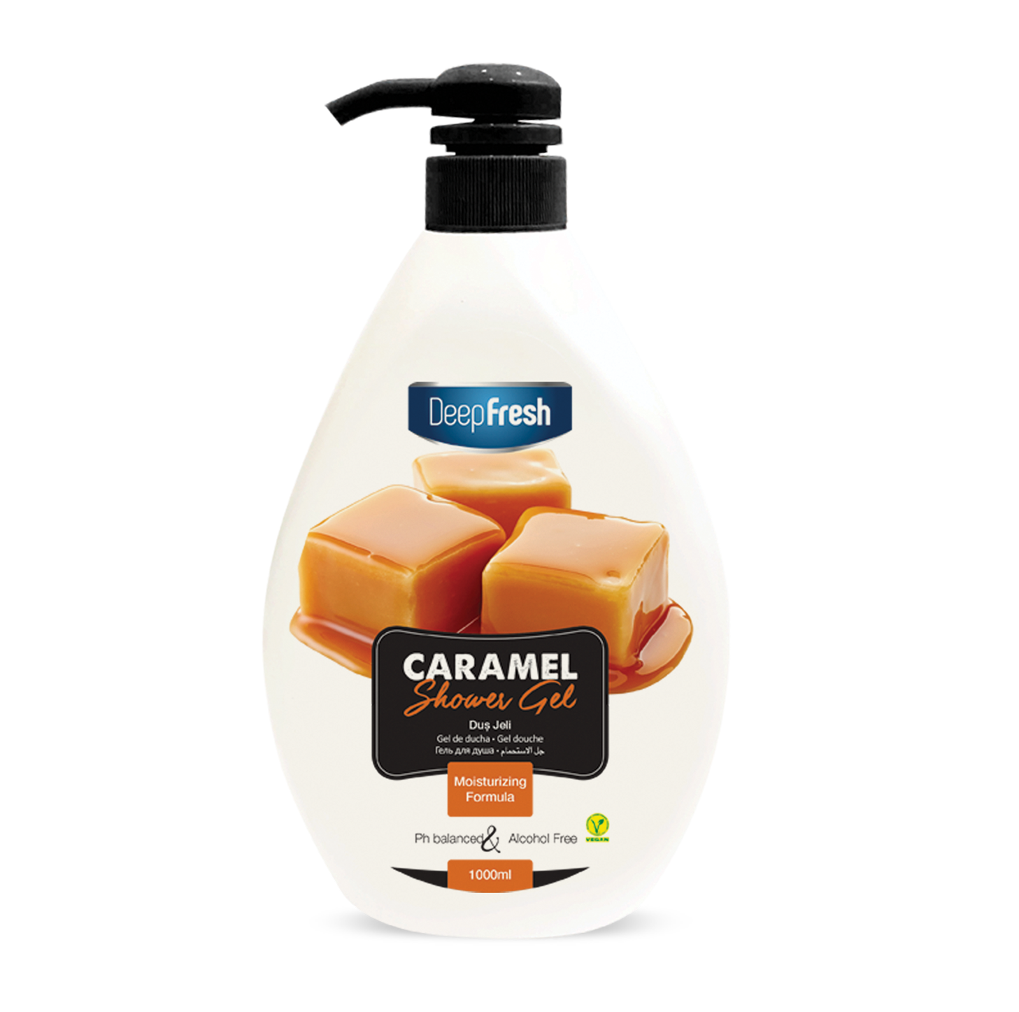 DEEPFRESH SHOWER GEL 34 OZ CARAMEL