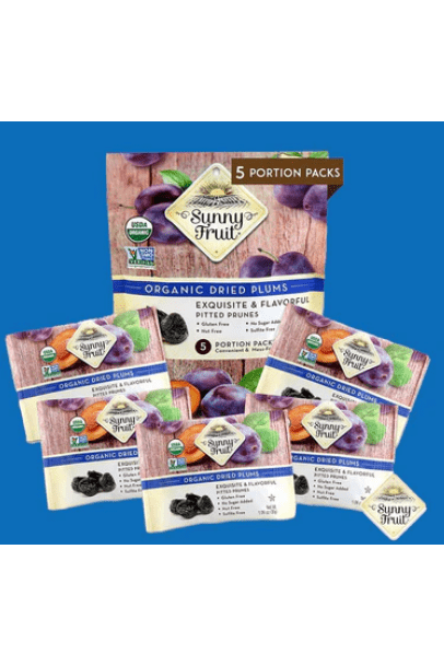 Sunny Fruit Organic Plums (1.06 x 5) - TULUMBA