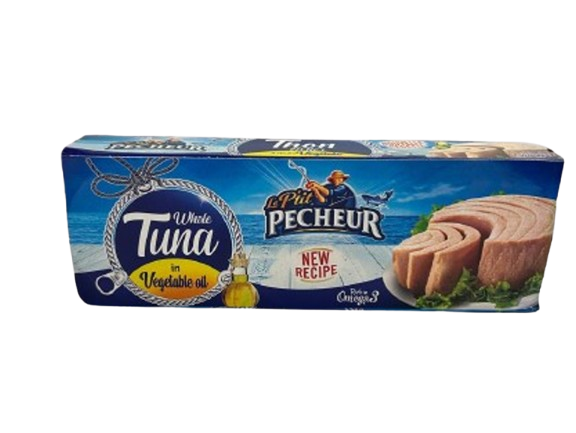 Tuna Fillet P'tit Pecheur In Vegetable Oil 3 x 2.82 oz (80 g)