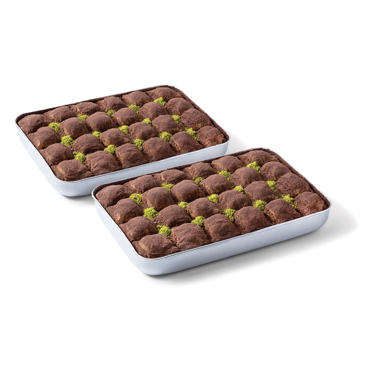 Moda Baklava, Cold Milky with Pistachio, 48pcs, 7lbs (3170g)