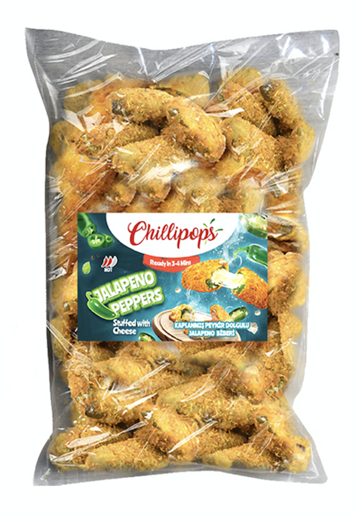 Take Heat & Eat Jalapeno Peppers Chillipops 2.5kg Pouch in a box