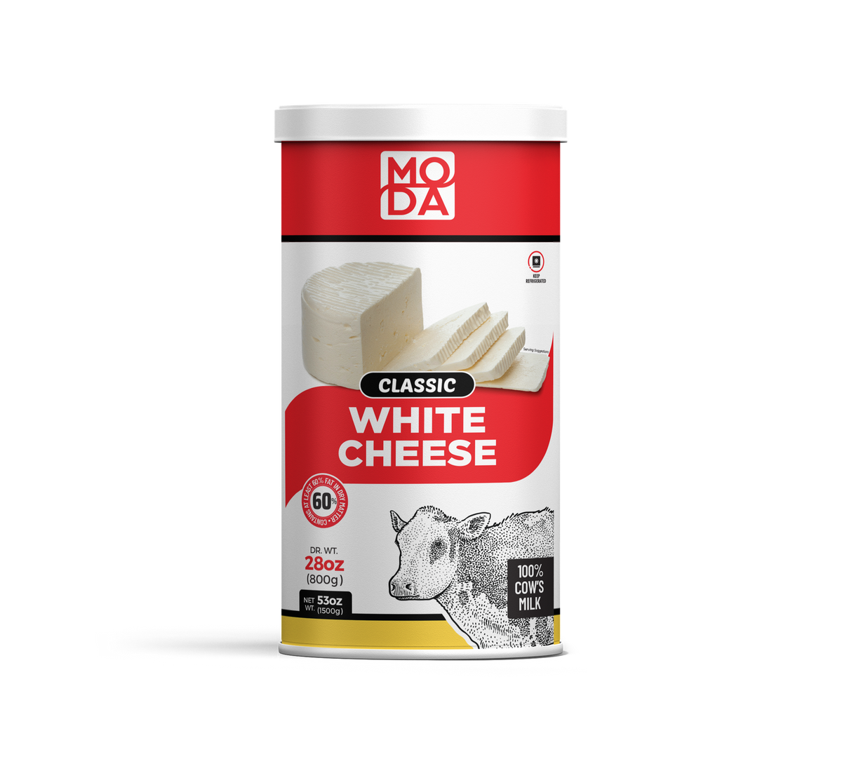 Moda White Cheese 800G