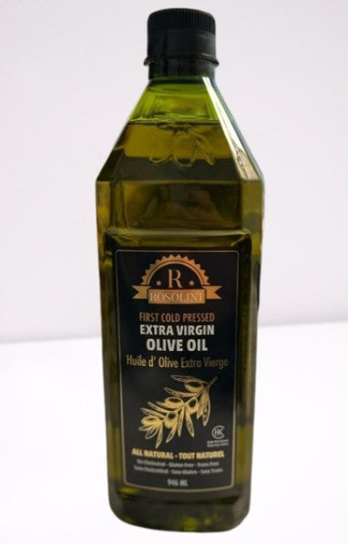 Rosolini Extra Virgin Olive Oil 32 fl oz Green Plastic Bottle
