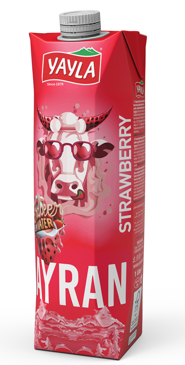 Yayla Strawberry Ayran 33.8 fl oz Tetra Pack