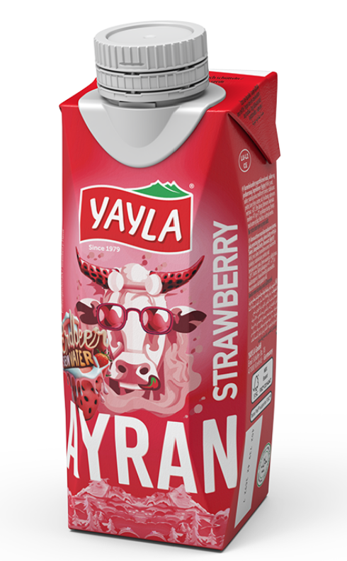Yayla Strawberry Ayran 8.45 fl oz Tetra Pack
