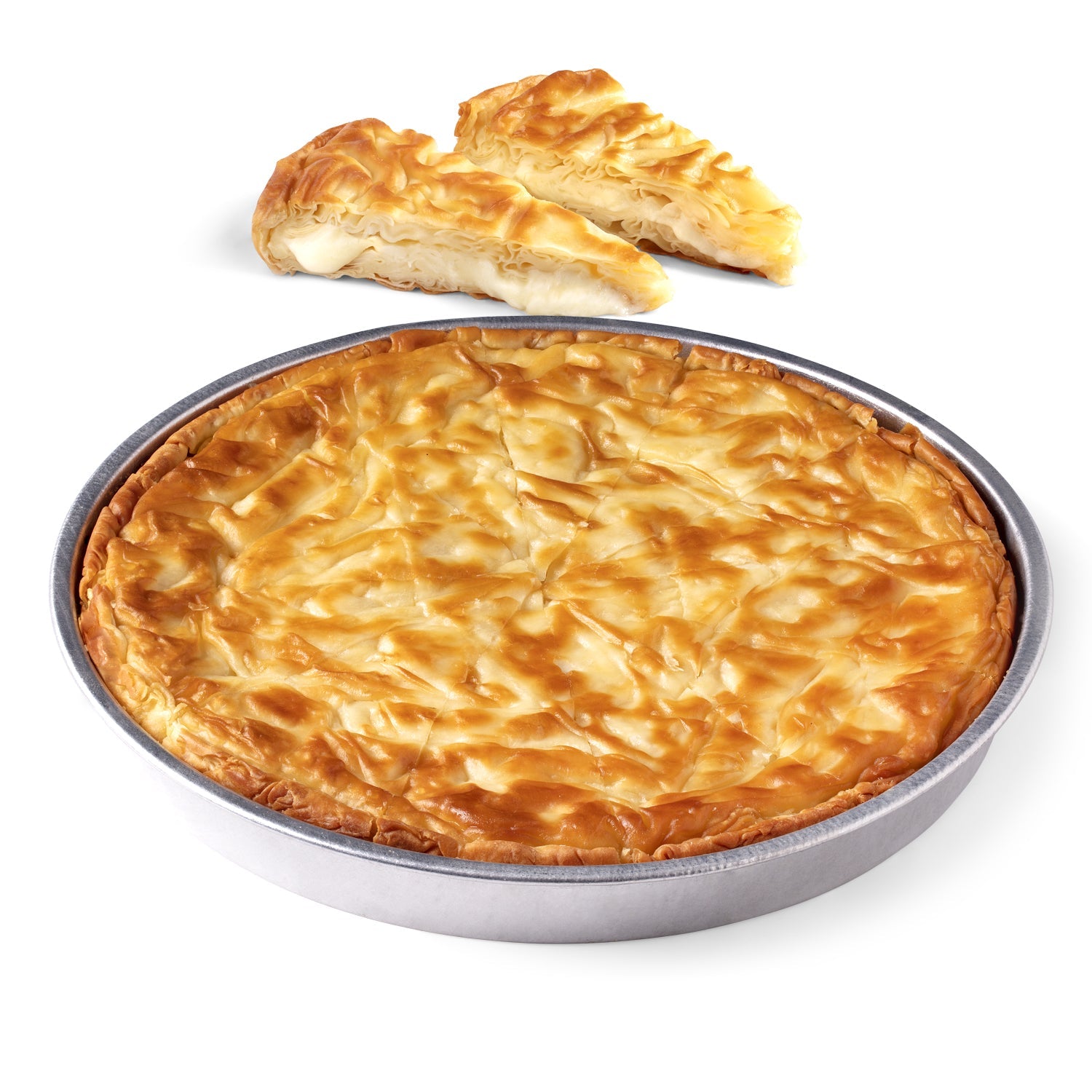 Moda Borek, Anatolian Cheese Pastry, Round Tray, Family Pack, 2lbs (907g)