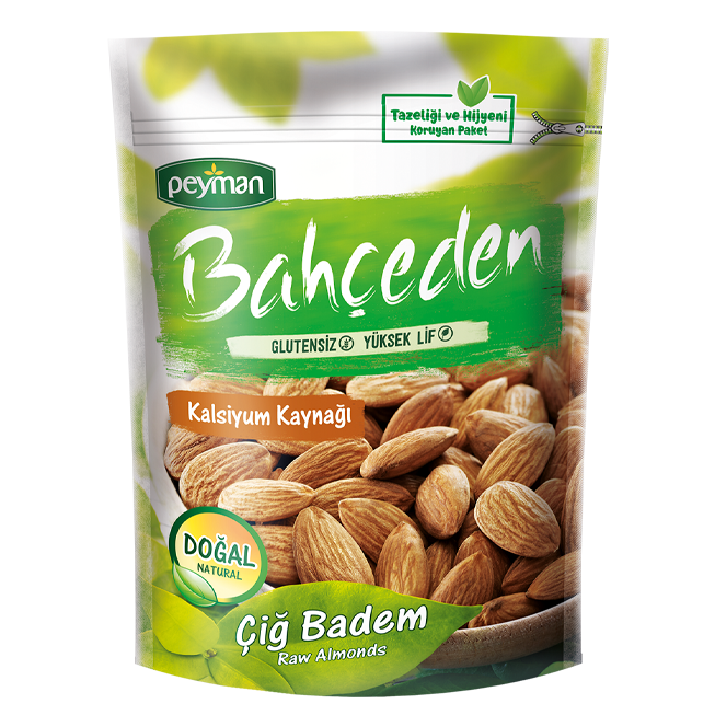 Peyman Bahceden Raw Almonds 150gr