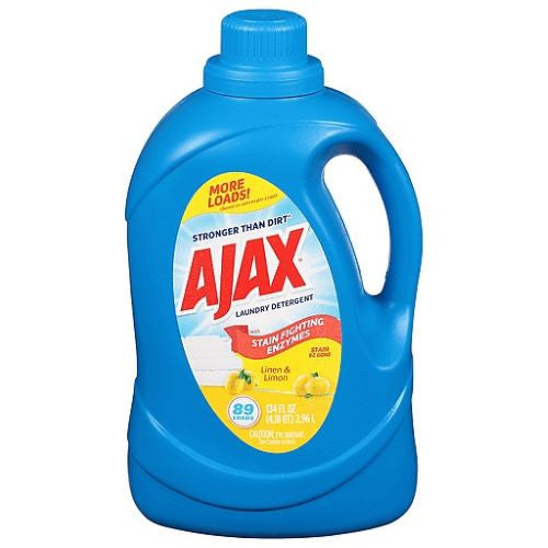 AJAX LIQUID LAUNDRY DETERGENT | 134 OZ | LINEN & LEMON