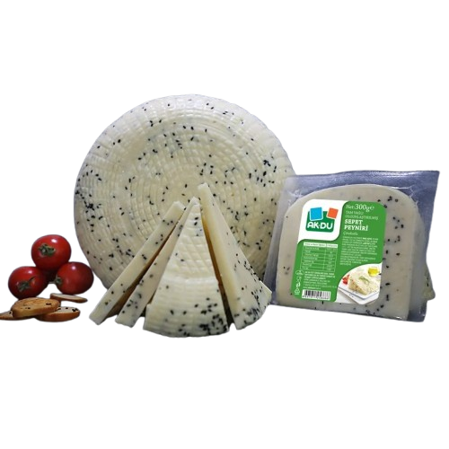 R-AKDU Traditional Basket Cheese With Black Cumin  300gr (11 oz)