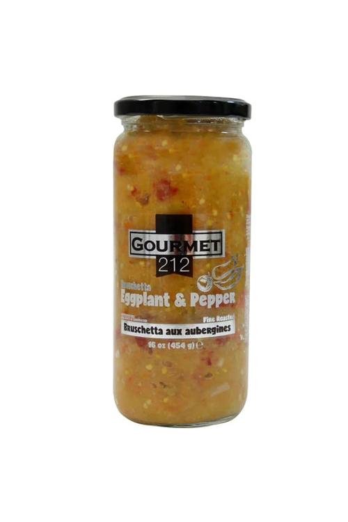 Gourmet212 Bruschetta Eggplant And Pepper - TULUMBA