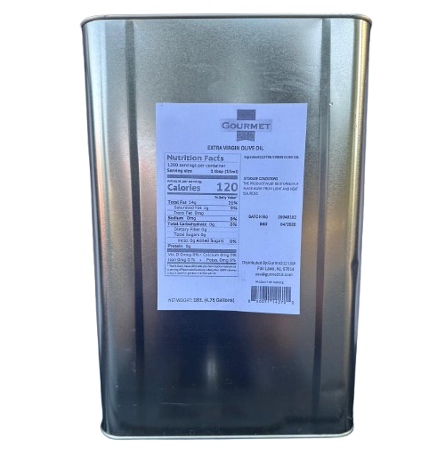Gourmet 212 Extra Virgin Olive Oil 4.75 Gallon (18 lt)