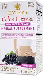 HYLEYS COLON CLEANSE MAQUI BERRY FLAVOR 1.32oz X 25pc