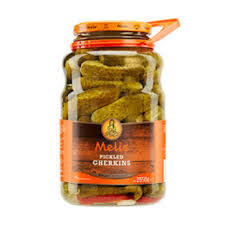 MELIS PICKLED CUCUMBERS (GHERKINS) 2650 ML (89.6 FL OZ)