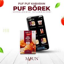 Maun Puff Pastry With Cheese 500 gr | PUFF BOREK