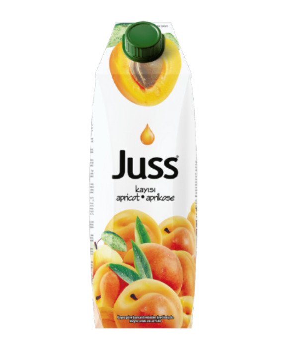 Juss Apricot Fruit Juice Tetra Pack 33.8 fl oz  (1000ml)