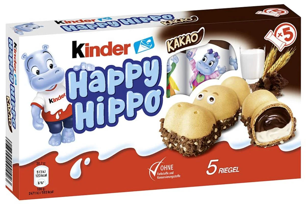 Kinder Happy Hippo Cocoa  5pk (103gr)