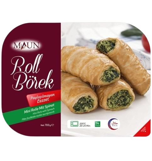 Maun Roll Pastry With Spinach & Chesee 500gr