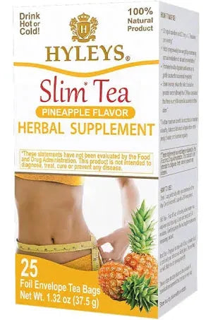 Hyleys Slim Tea Pineapple Flavor 25 Tea Bags