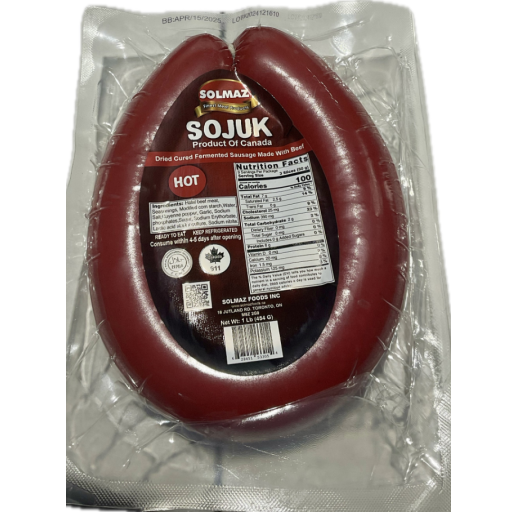 Solmaz Sucuk Hot 1 Lb HALAL