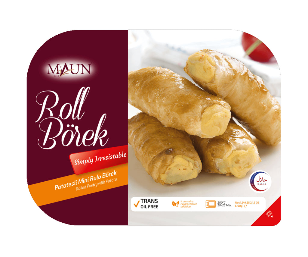 F- Maun Roll Pastry with Potato 500 gr  pcs | Borek Patates