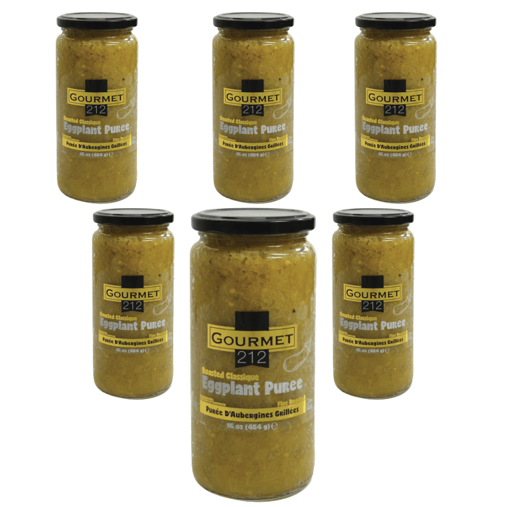 Fire Roasted Eggplant Puree 16oz (6 Pack)