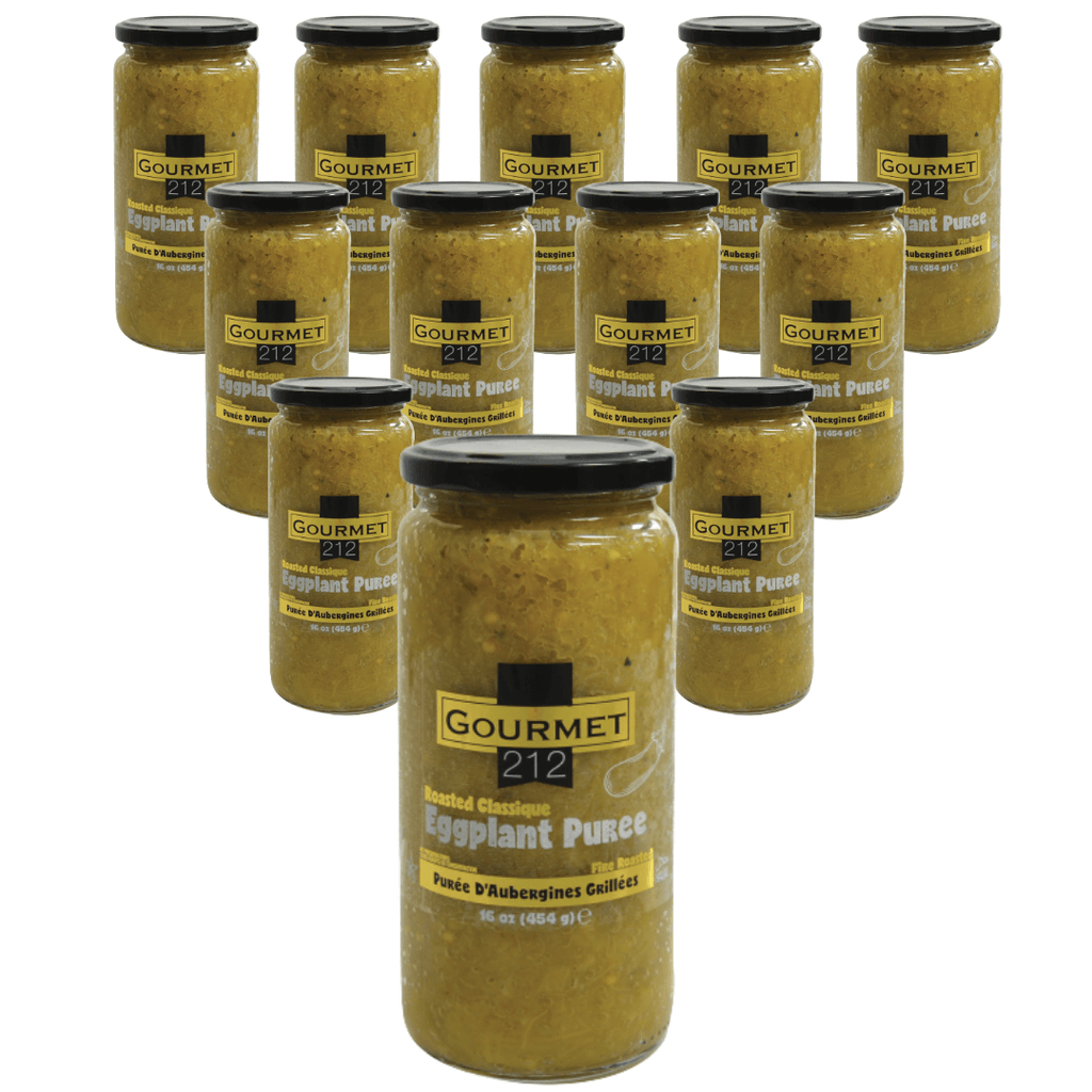 Fire Roasted Eggplant Puree 16oz (12 Pack)