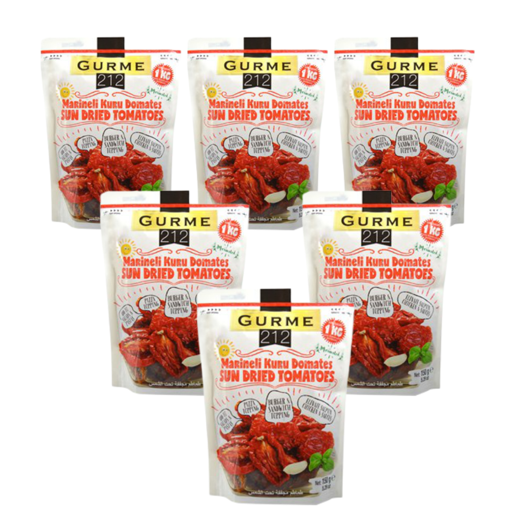 Sun Dried Tomatoes Marin in Oil 3.5oz (6 Pack) - Gourmet212