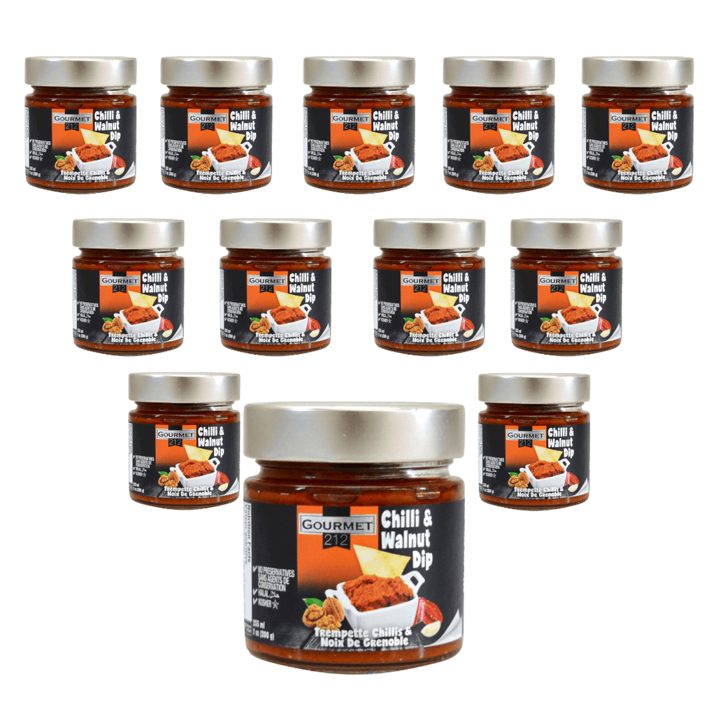 Chili Walnut Dip (Muhammara) 7oz (12 Pack)