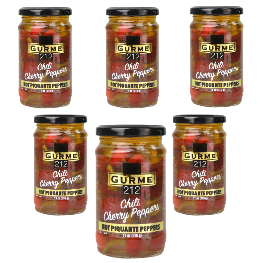 Hot Chili Piquante Peppers 11.6oz (6 Pack) - Gourmet212