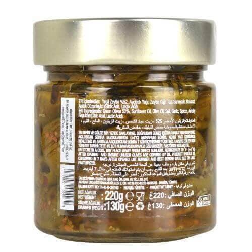 Grilled Green Olives 7.8oz - Gourmet212