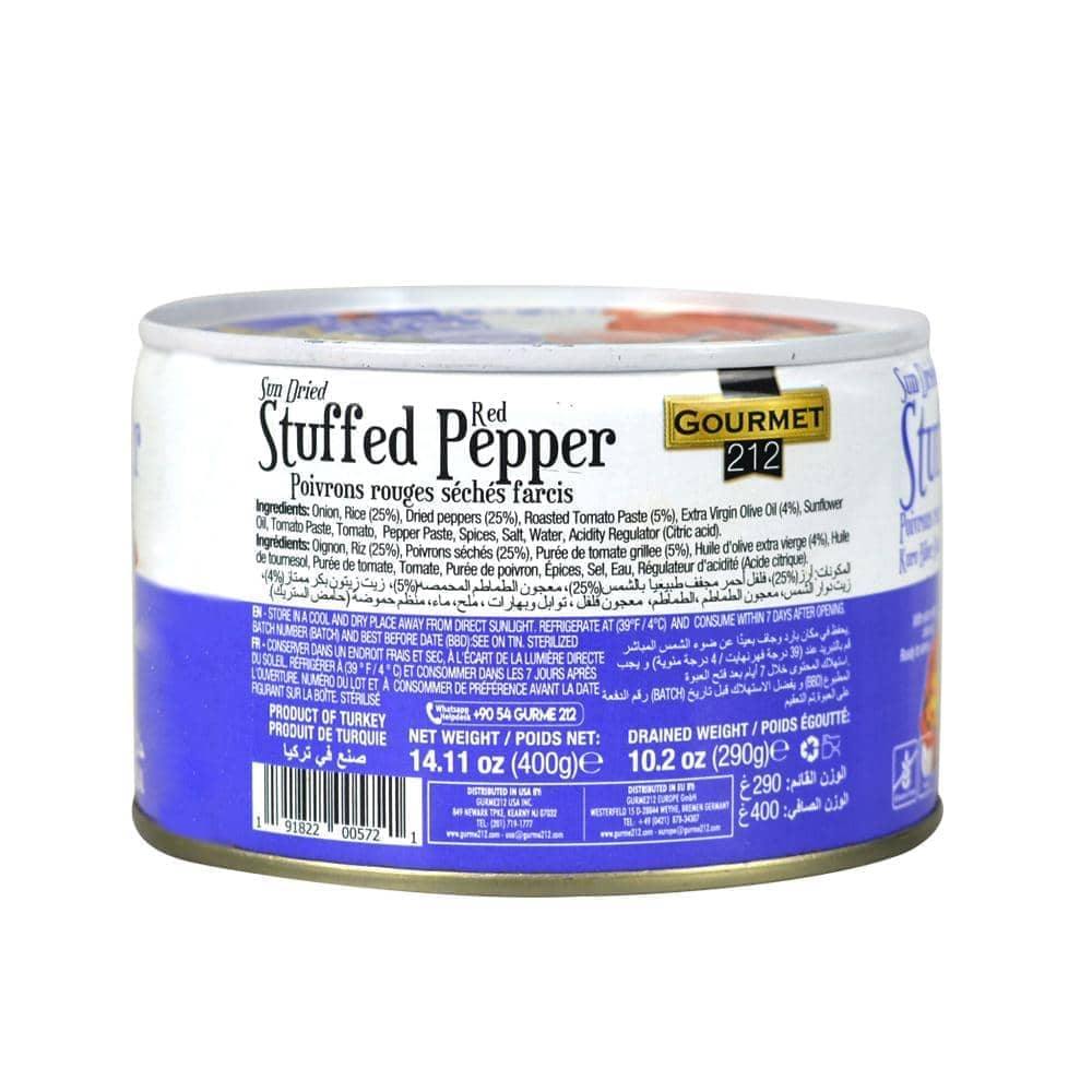 Sun Dried Stuffed Red Pepper 14.11oz (6 Pack) - Gourmet212