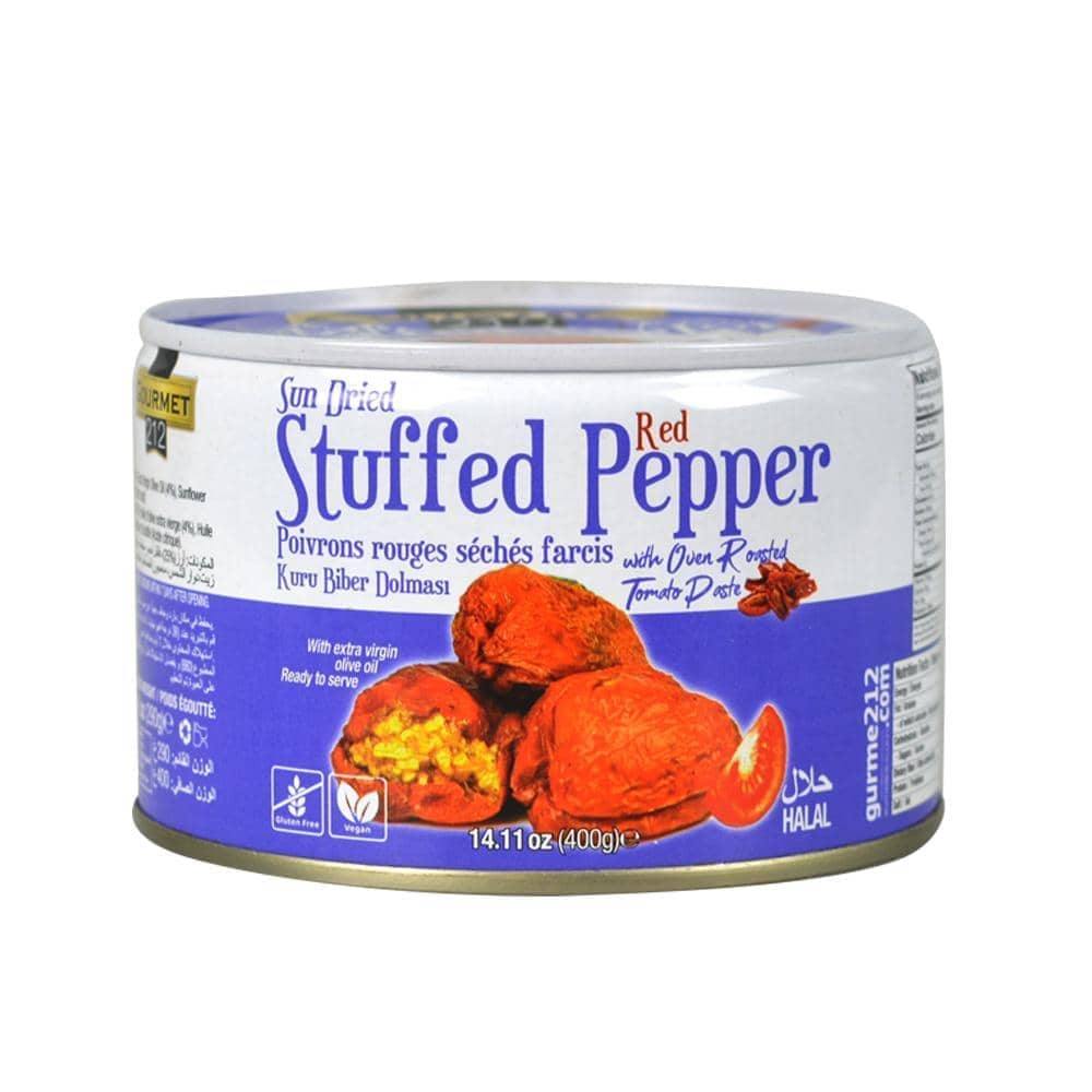 Sun Dried Stuffed Red Pepper 14.11oz (6 Pack) - Gourmet212